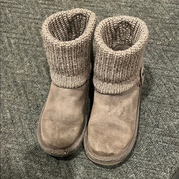 UGG Knit Cuff Boots in Gray - Picture 3 of 6